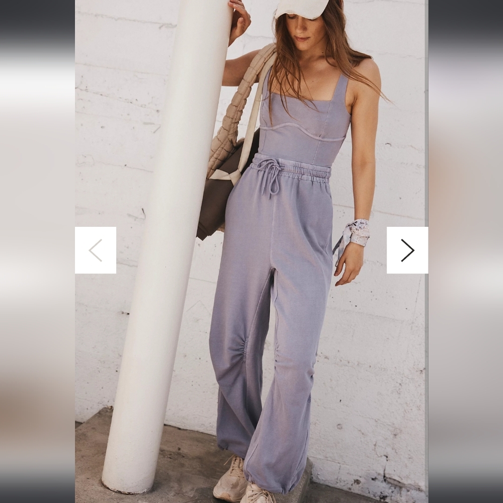 NWOT Free People Movement Lavender Onesie - Picture 2 of 6
